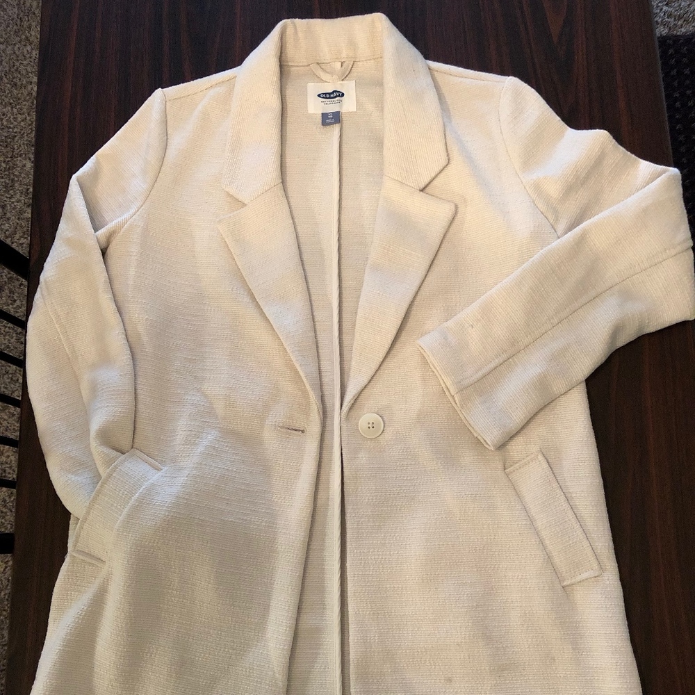 Light Weight Single Breasted Tweed Jacket